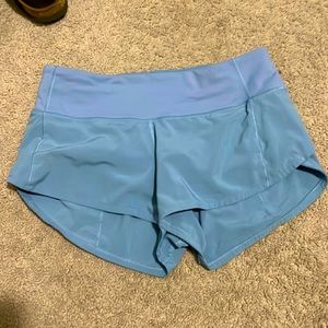 Blue lululemon shorts